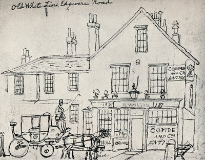 Der alte Weiße Löwe, Edgware Road von James Pollard