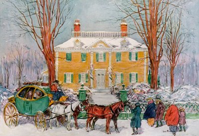 Longfellow House, Cambridge, Massachusetts, USA, 18. Jahrhundert, 1921 von James Preston