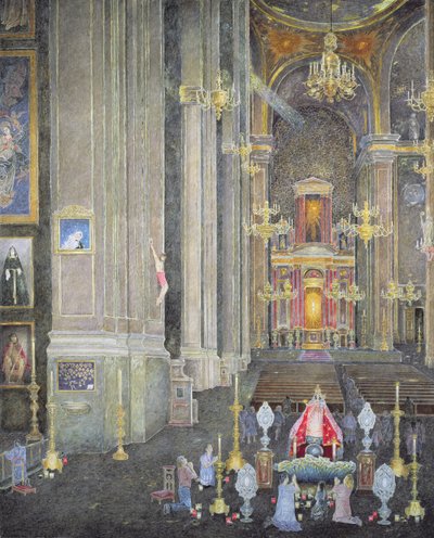 Verehrung der Virgen del Rosario, das Kloster von San Domingo, 2001 von James Reeve