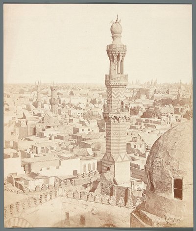 Ägypten. Kairo. Blick auf die Madrasa - Mausoleum des mamlukischen Emirs Sarghitmisz (1356) von James Robertson