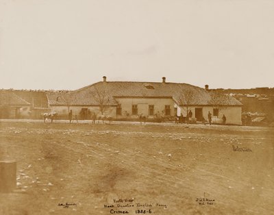 Nordansicht des Hauptquartiers der englischen Armee, ca. 1855 von James Robertson