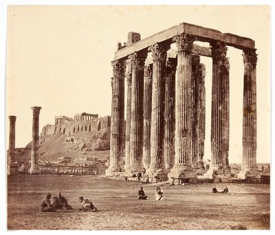 Tempel des Jupiter Olympius von James Robertson