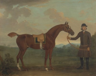 Alter Fuchs, gehalten von einem Stallburschen von James Seymour