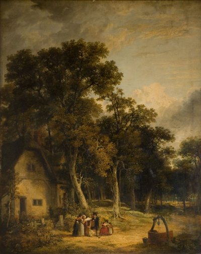 Hütte im Wald von James Stark