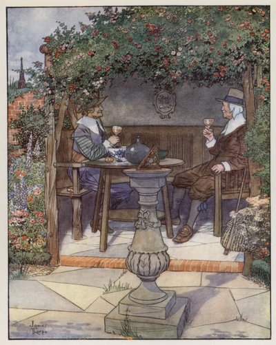 Illustration für Der vollkommene Angler von Izaak Walton von James Thorpe