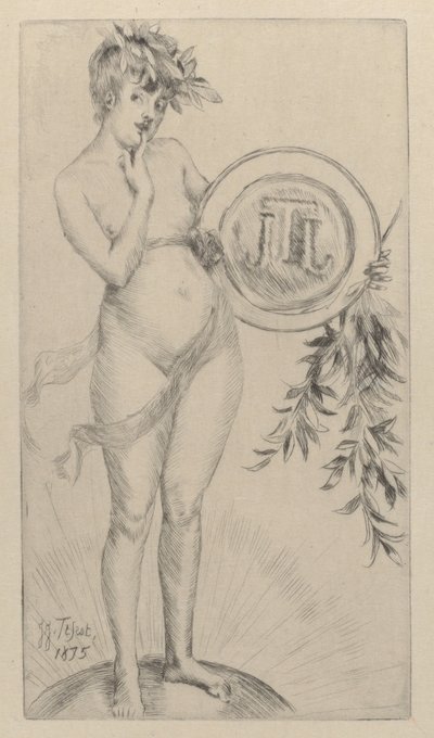 Erstes Frontispiz mit dem Monogramm, 1875 von James Tissot