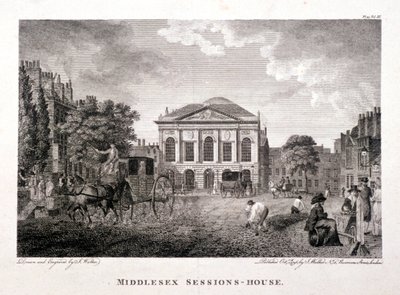 Clerkenwell Green, Finsbury, London, 1796 von James Walker