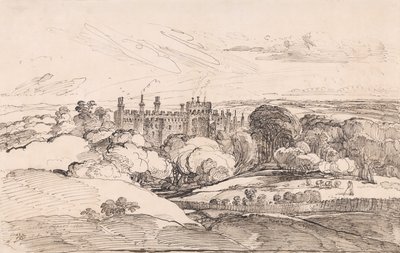 Lea Castle von oberhalb der Wälder von James Ward