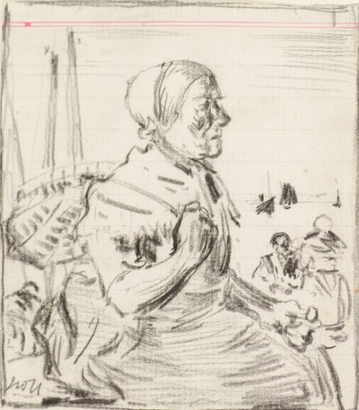Studie [Fischerin] von James Watterston Herald
