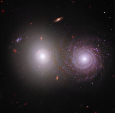 Interagierende Galaxien VV 191 von James Webb Space Telescope (NASA)