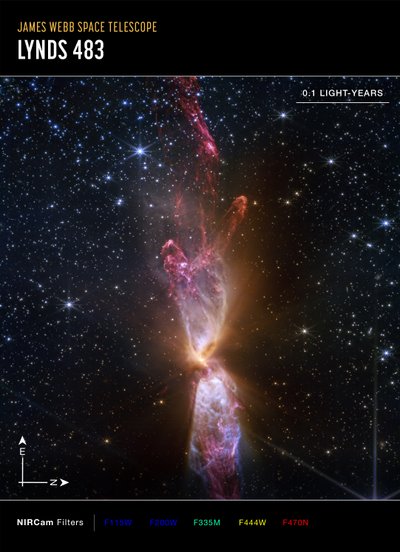 Lynds 483 von James Webb Space Telescope (NASA)