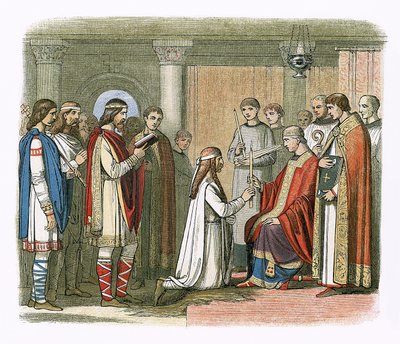 Taufe von König Guthorm von James William Edmund Doyle