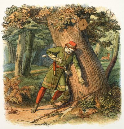 Tod von Wilhelm II. von England, 1100, 1864 von James William Edmund Doyle