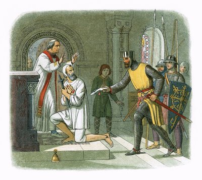 Hubert aus dem Heiligtum von Boisars geholt von James William Edmund Doyle