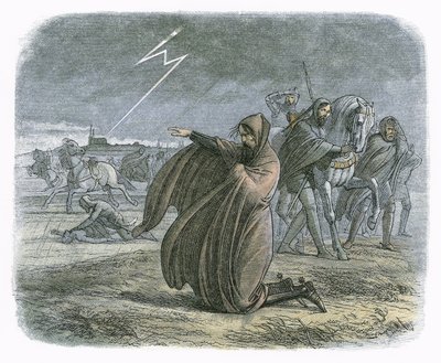 König Edward III. schwört, dass er Frieden schließen wird von James William Edmund Doyle