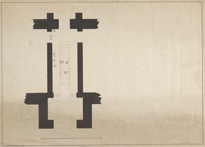 Cobham Hall, Kent: Unidentifizierter Plan für einen Durchgang von James Wyatt