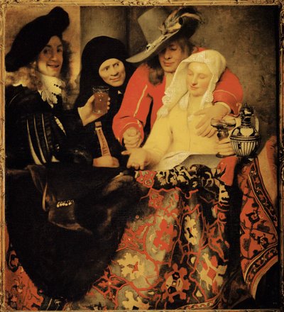 Bei der Kupplerin von Jan (1632-75) Vermeer
