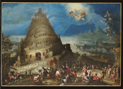 Der Turmbau zu Babel, ca. 1650 von Jan (follower of) Brueghel