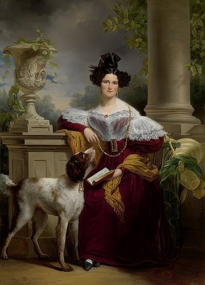 Bildnis von Alida Christina Assink von Jan Adam Janszoon Kruseman