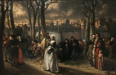 Ein Spaziergang außerhalb der Mauern von Jan August Hendrik Leys
