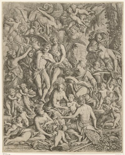 Johannes der Evangelist und Johannes der Täufer von Jan Baptist Herregouts