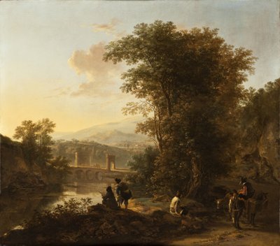 Landschaft mit einem Zeichner von Jan Both