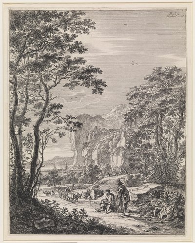 Landschaft mit einem Ochsenwagen, Blick zwischen Ancona und Senigallia von Jan Both