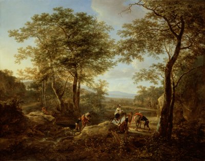 Die Furt und Rast der Reisenden von Jan Both
