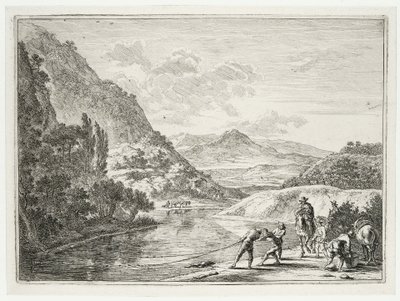 Fischer am Tiber von Jan Both