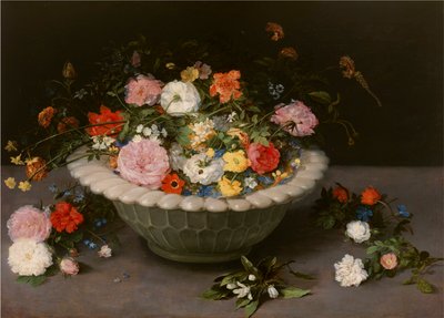 Blumenvase, 1615 von Jan Brueghel the Elder