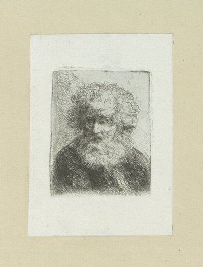 Bärtiger alter Mann von Jan Chalon