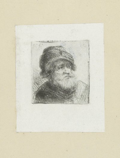 Alter Mann mit Turban von Jan Chalon