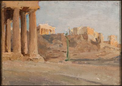 Athen - Akropolis. Aus der Reise nach Griechenland von Jan Ciągliński