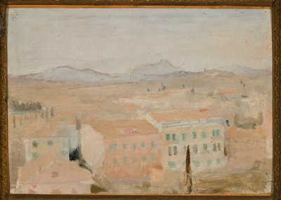 Korfu - Blick vom Balkon. Von einer Reise nach Griechenland von Jan Ciągliński