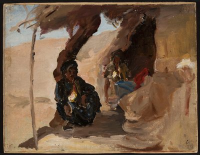 Wüste - Ruhe in der Wüste. Aus der Reise nach Palästina von Jan Ciągliński