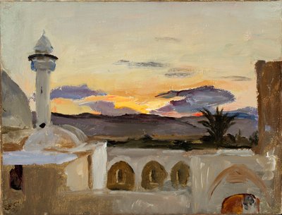 Dschenim in Samaria. Aus der Reise nach Palästina von Jan Ciągliński