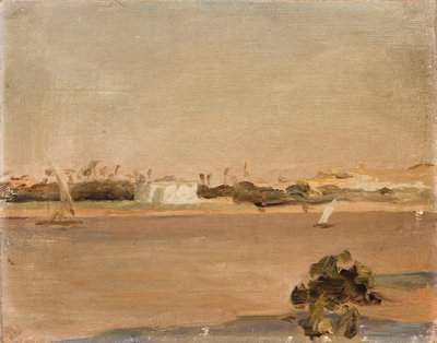 Farben Ägyptens - Nil. Aus der Reise nach Ägypten von Jan Ciągliński
