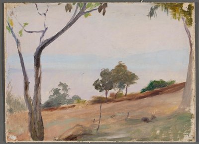 Landschaft mit Bäumen. Von einer Reise nach Konstantinopel von Jan Ciągliński