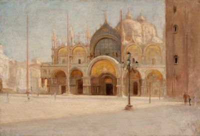 Markusplatz in Venedig von Jan Ciągliński