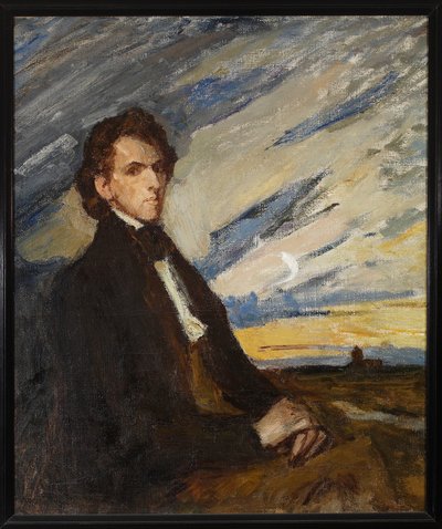Porträt von Fryderyk Chopin von Jan Ciągliński