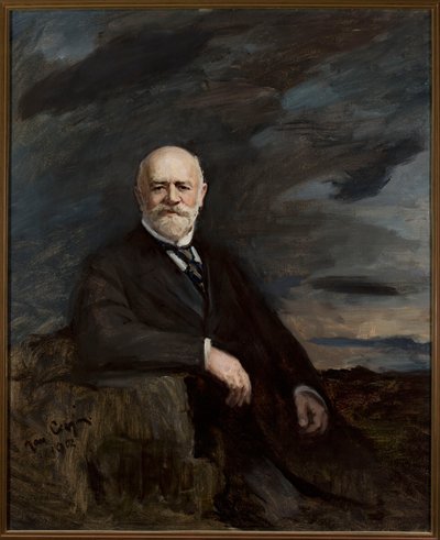 Porträt von Jan Bloch von Jan Ciągliński