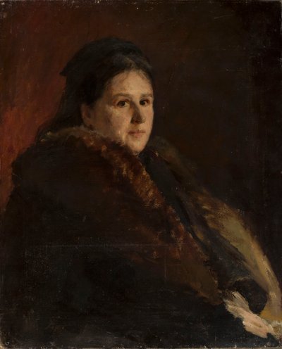 Porträt von Frau Karlińska von Jan Ciągliński