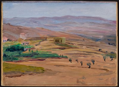 Wüste bei Damaskus. Aus der Reise nach Palästina von Jan Ciągliński