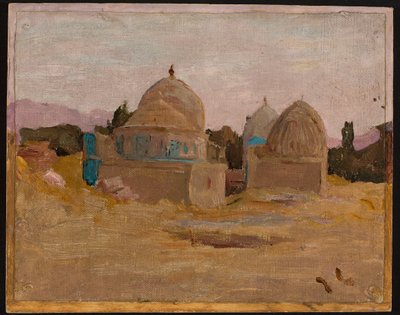 Samarkanda - Moschee Schah-Sinde. Aus der Reise nach Turkestan von Jan Ciągliński