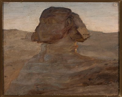 Sphinx am Abend. Aus der Reise nach Ägypten von Jan Ciągliński