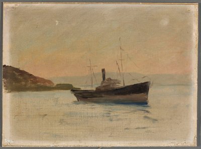 Schiff auf dem Schwarzen Meer. Von einer Reise nach Konstantinopel von Jan Ciągliński