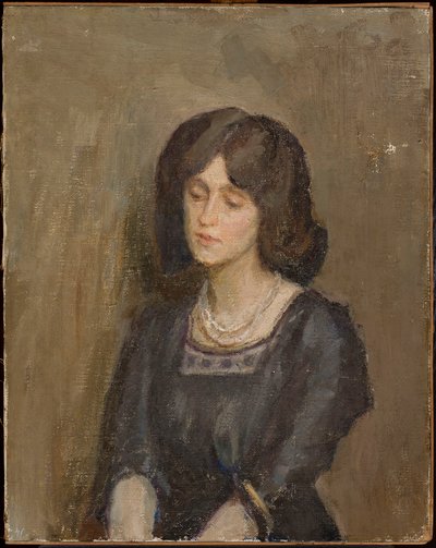 Studienporträt einer Frau von Jan Ciągliński