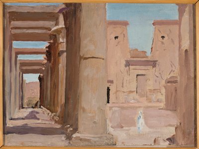 Tempel. Aus der Reise nach Ägypten von Jan Ciągliński