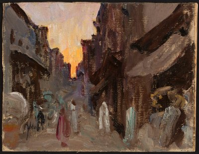 Tanjore - Straße. Aus einer Reise nach Indien von Jan Ciągliński