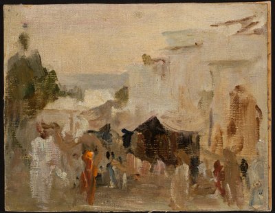 Straße in Udaipur. Aus einer Reise nach Indien von Jan Ciągliński